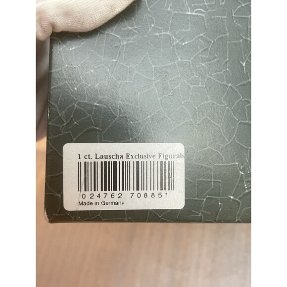 Krebs Lauscha Glas Santa Bird & Birdhouse Ornament Germany Boxed VTG - Picture 14 of 14